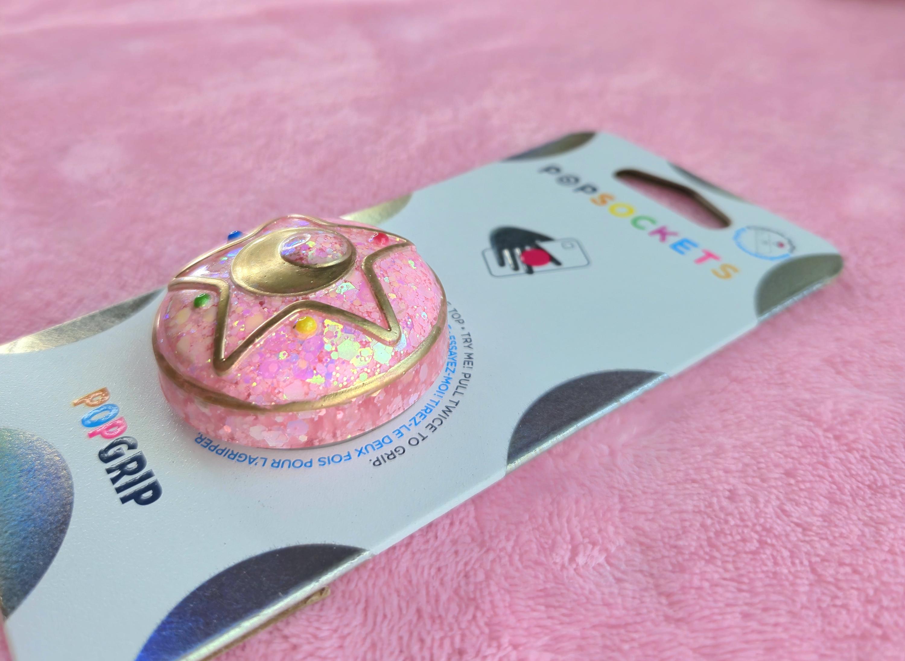 Magical Pink Star Phone Grip & Stand