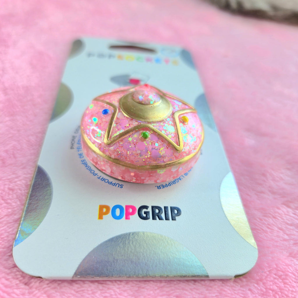 Magical Pink Star Phone Grip & Stand