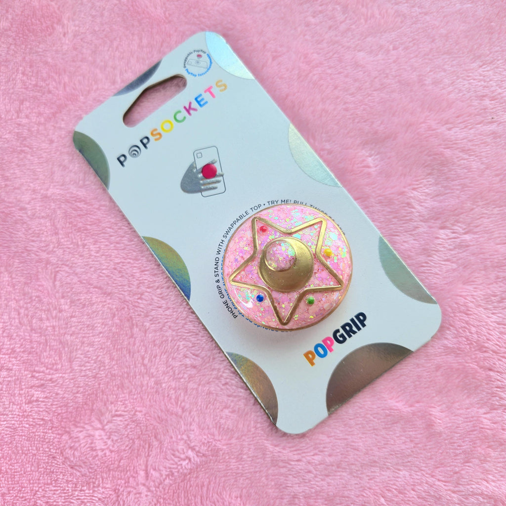 Magical Pink Star Phone Grip & Stand
