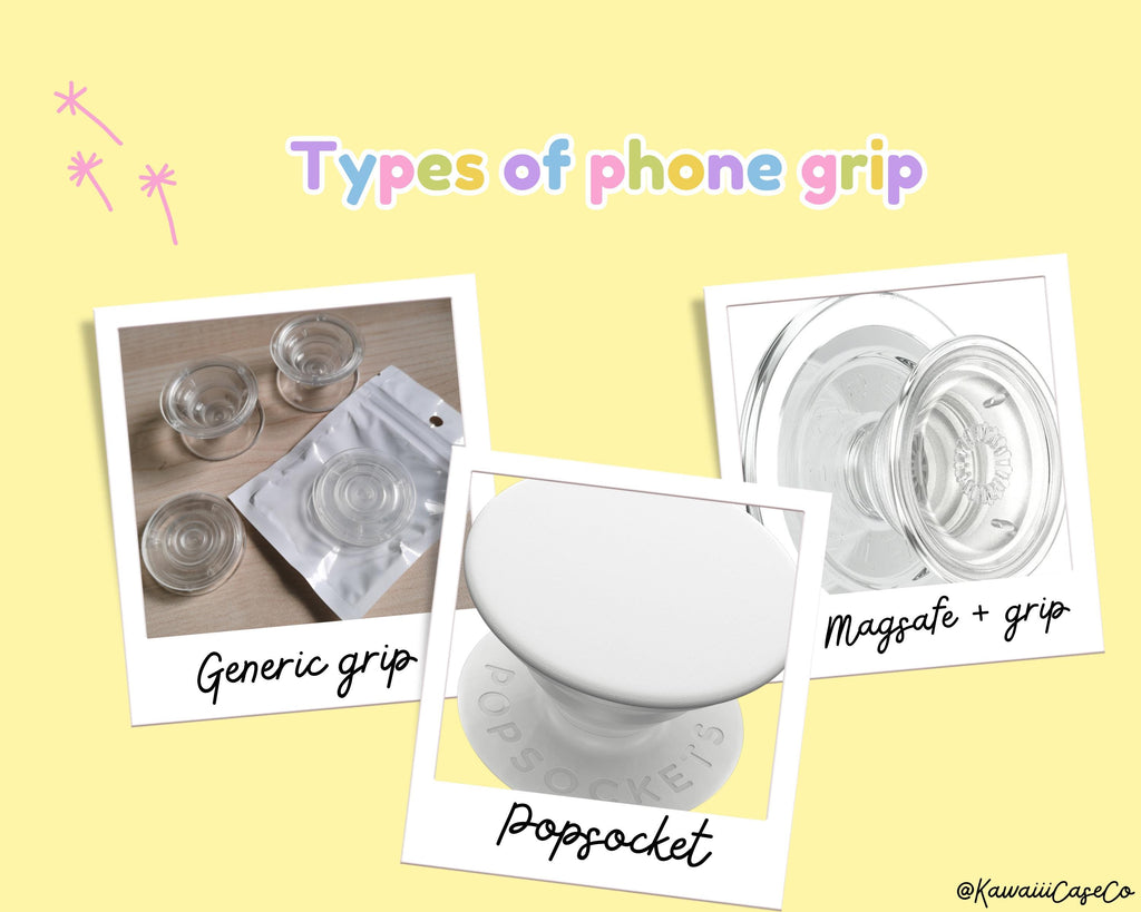 Glitter Hello Kitty Phone Grip Stand Kawaii