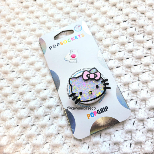 Glitter Hello Kitty Phone Grip Stand Kawaii