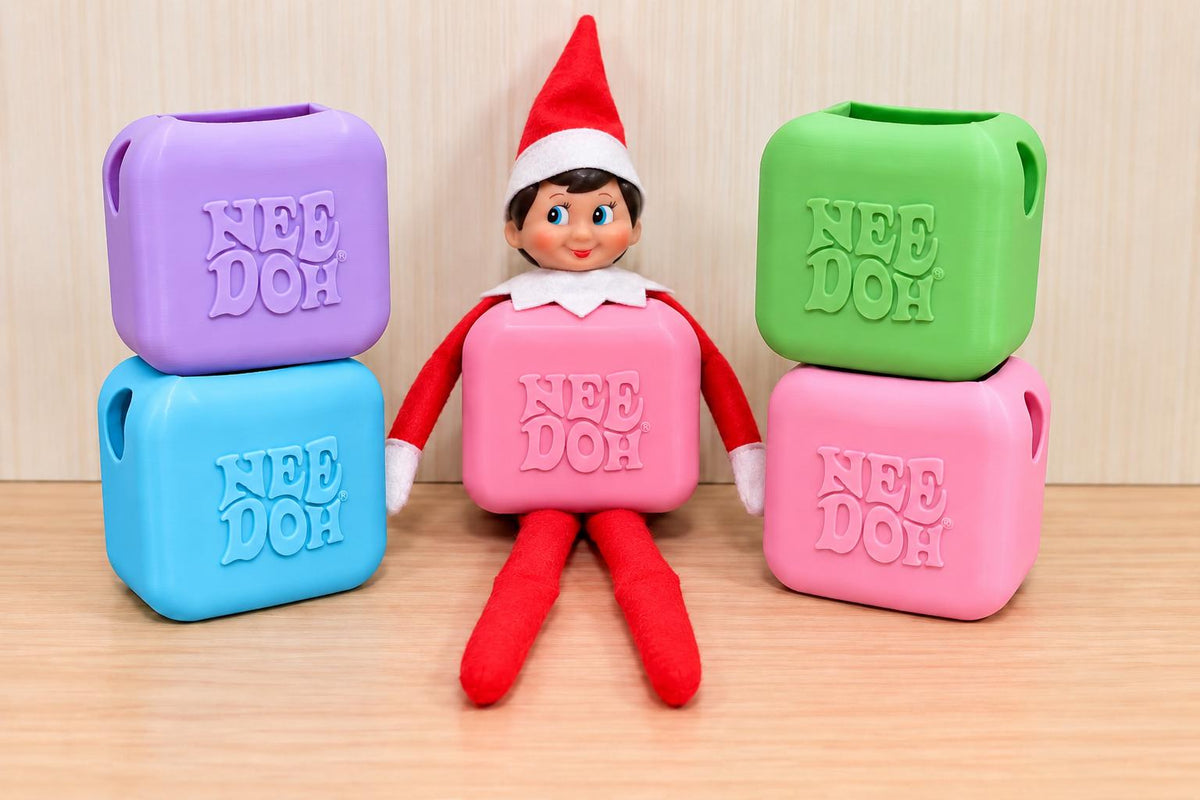 Elf Costume – 3D Printed Squishy Toy Inspired Elf Outfit, Christmas Elf Accessory, Funny Holiday Elf Prop, Multiple Colors