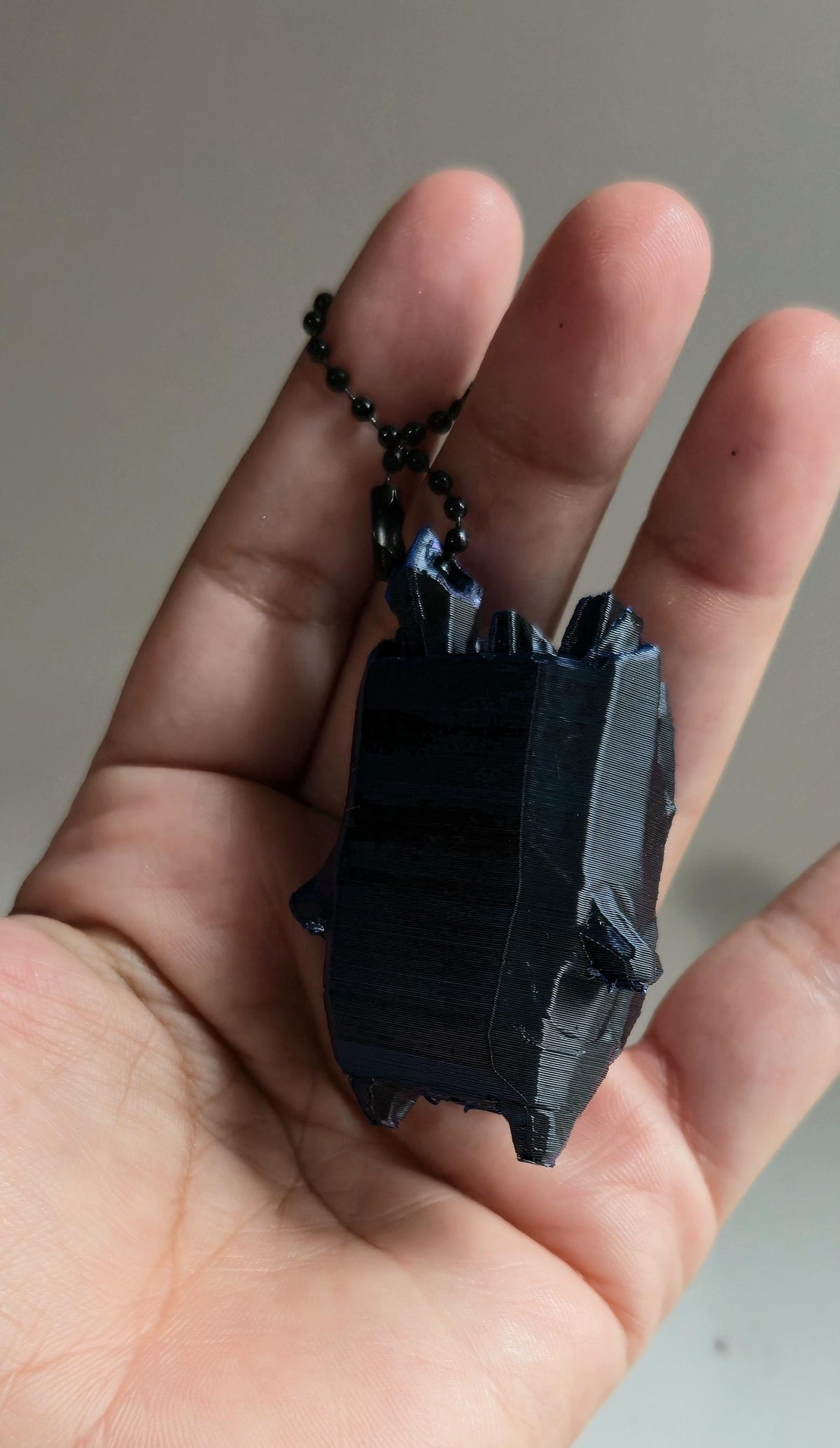 Galaxy Zero Point Sprite Keychain – Color-Shifting 3D Printed Bag Charm (Hand-Painted Eyes)