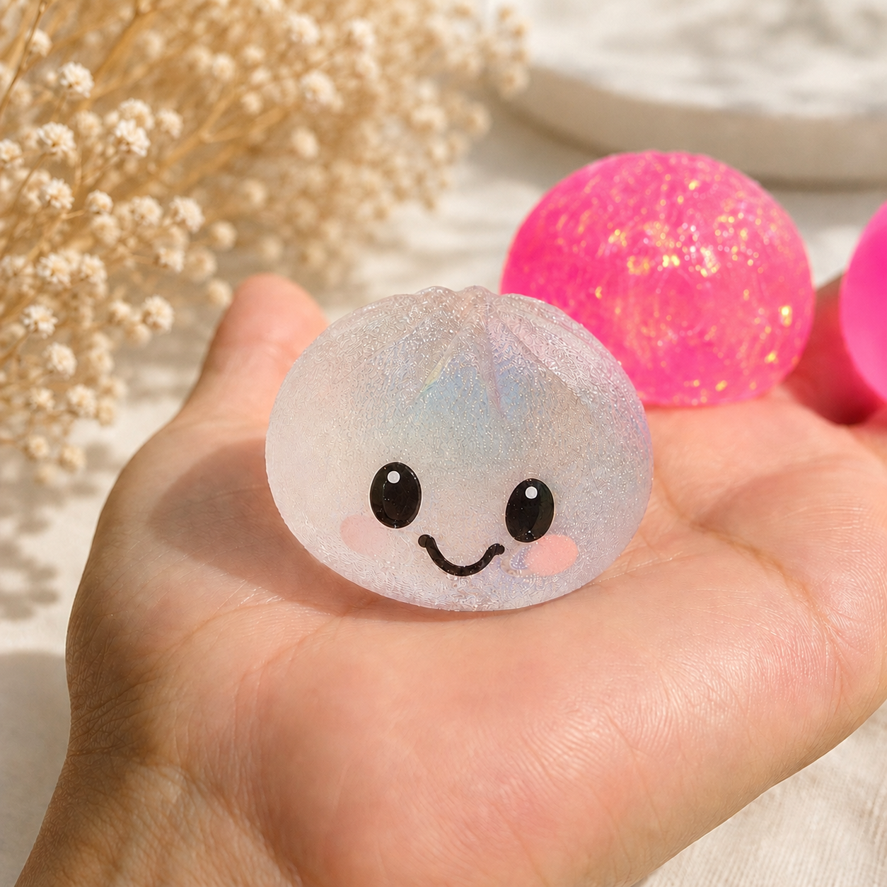 Cute Dumpling Silicone Mold – 4 Cavity Food Safe Mold for Cake Pops, Chocolate & Crafts