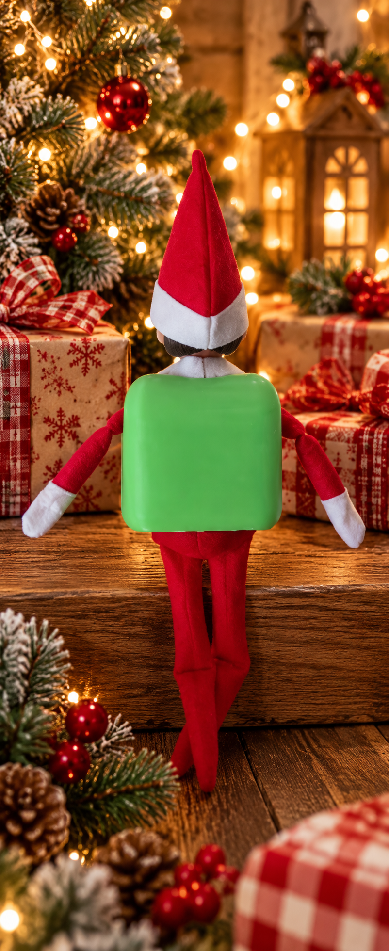 Elf Costume – 3D Printed Squishy Toy Inspired Elf Outfit, Christmas Elf Accessory, Funny Holiday Elf Prop, Multiple Colors