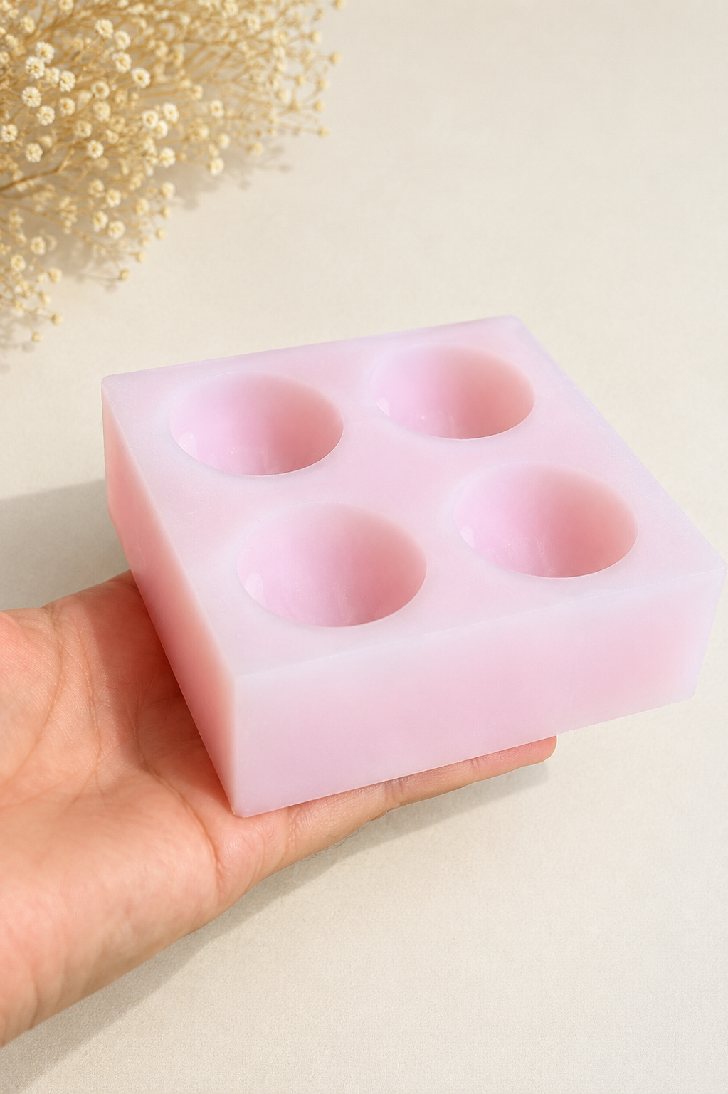 Cute Dumpling Silicone Mold – 4 Cavity Food Safe Mold for Cake Pops, Chocolate & Crafts